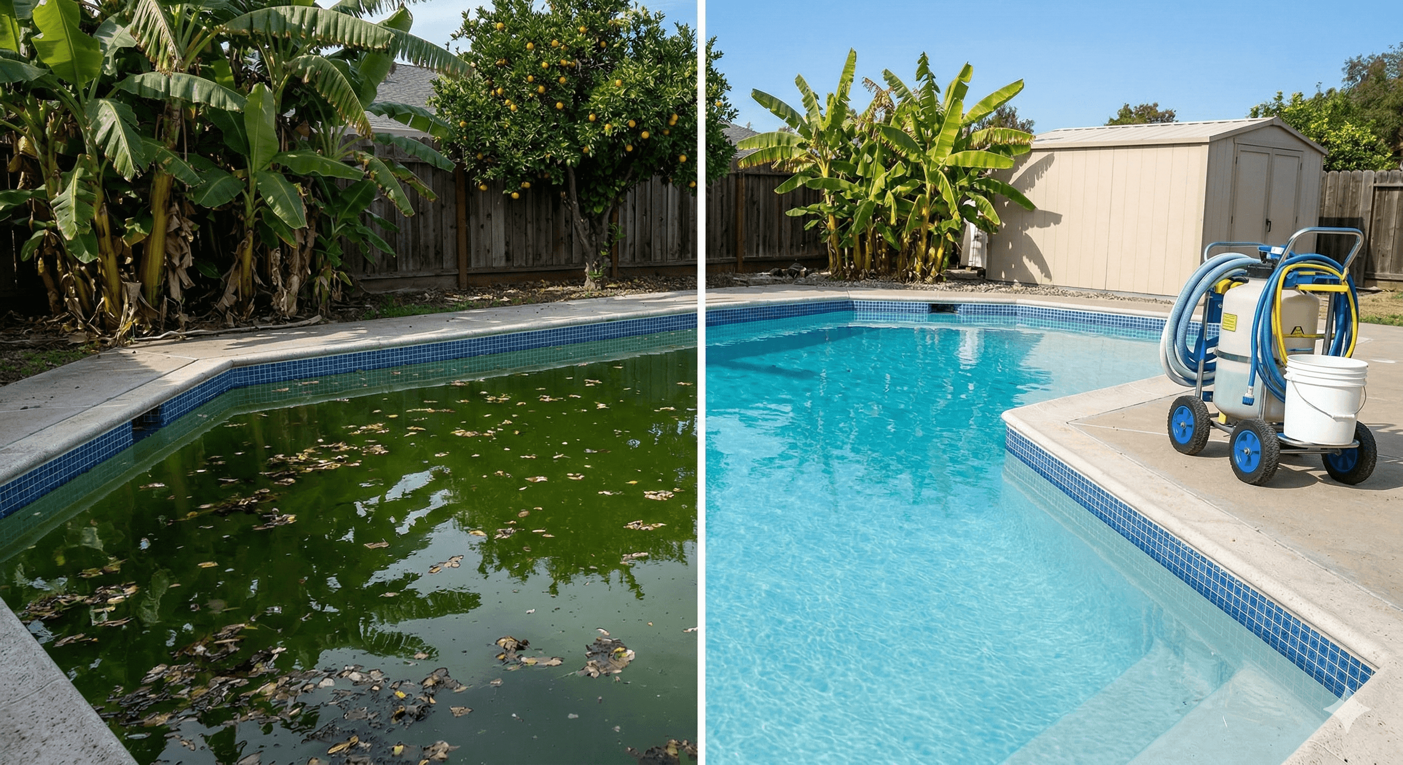 Professional pool maintenance service in Houston TX